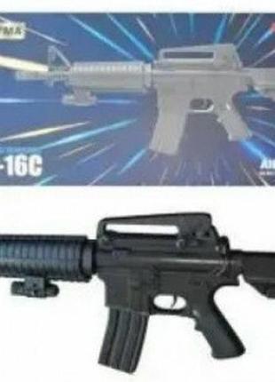 Автомат дитячий пластиковий cyma з кульками лазерний приціл лц...