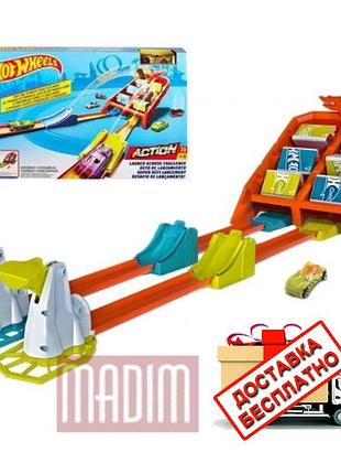 Трек великий hot wheels суперточне потрапляння машинка в наборі