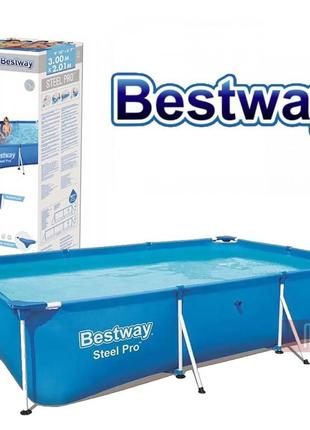 Каркасний басейн bestway steel pro 300 x 201 х 66 см