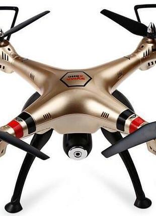 Квадрокоптер syma x8hw rtf барометр wi-fi fpv камера hd gold