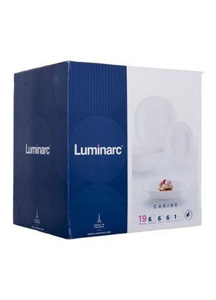 Сервіз luminarc carine white 19 предметів