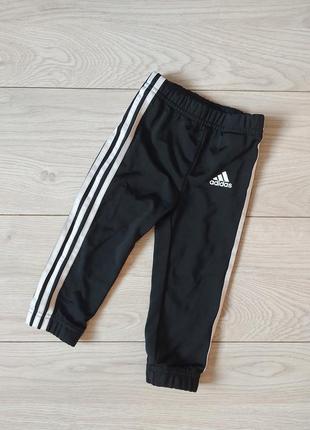 Спортивні штанини adidas чорні1 фото