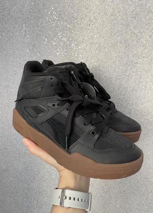 Puma cordura black жіночі кросівки чорні демі