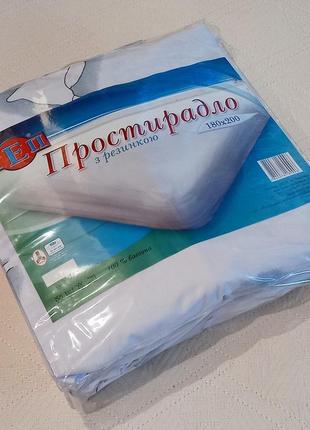 Простирадло на резинці з бязі ярослав "кали" (180х200+20см)