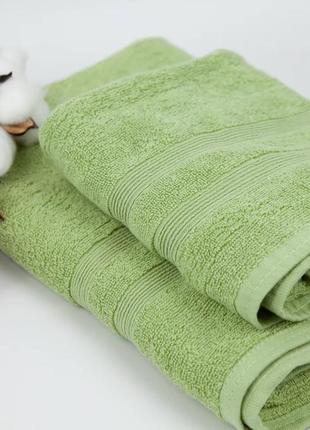 Рушник махровий теп "tender touch" salad green 500 г/м2 (70*140)