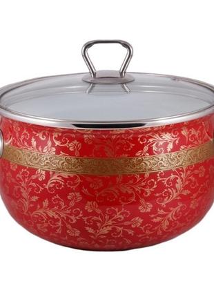 Каструля емальована 1818 "арабська ніч" - 5,7 л. ink181899