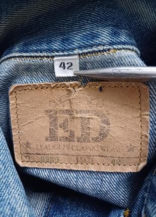 Куртка джинсовая винтажная vintage ed jeans size 423 фото