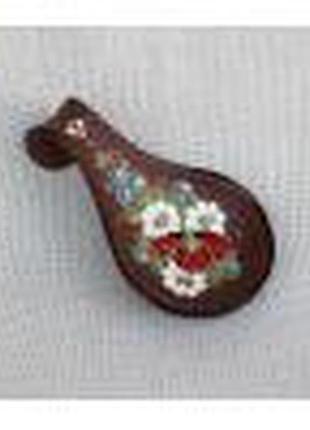 Ложка декор "полянка" 160 мм. 95 мм.