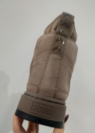 Зимние кроссовки кеды ботинки puma the ren boot- оригинал, натуральная кожа,нубук4 фото