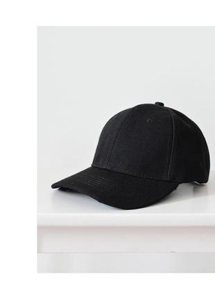 Новая чёрная кепка. женская бейсболка на весну. кепка 52-54 см.