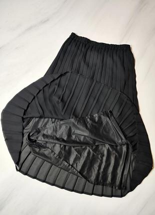 Charles voegele❤️‍🔥 черная плиссированная юбка5 фото