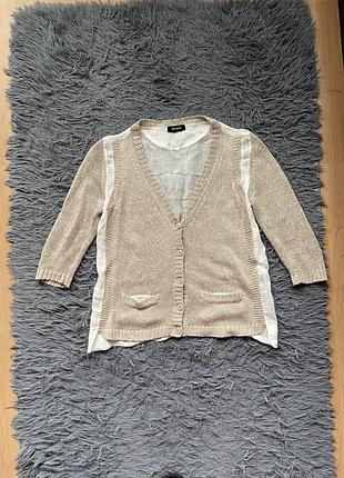 Max &amp; co by max mara стильный льняной кардиган от премиум бренда