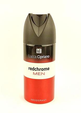 Дезодорант чоловічий lucca cipriano redchrome men 200 мл польща