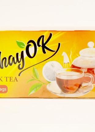 Чай черный пакетированный chayok 100 пакетиков польша1 фото