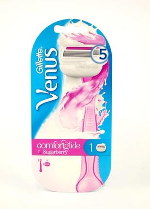 Станок і касета для гоління gillette venus comfortglide sugarb...