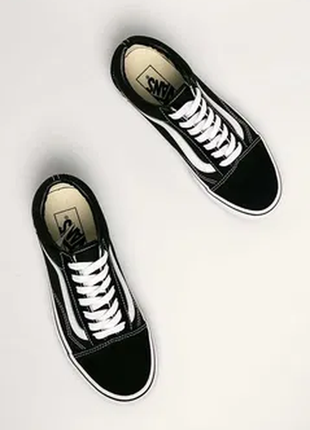 Кеды vans old skool black white4 фото