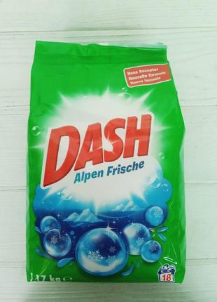 Пральний порошок для білого dash alpen frische 18 циклов пранн...