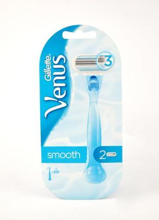 Станок для бритья и 2 касети gillette venus smooth німеччина