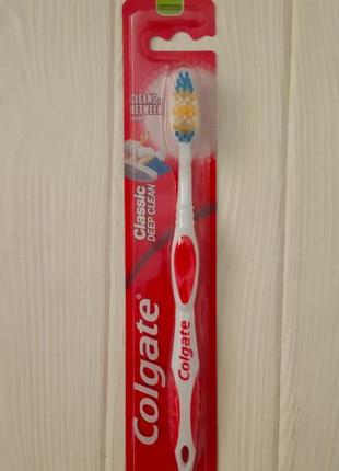Зубна щітка colgate classic deep clean medium (чехія)1 фото