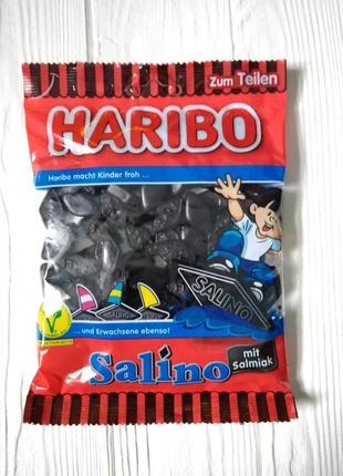 Желейні цукерки haribo salino mit salmiak 200гр. (німеччина)