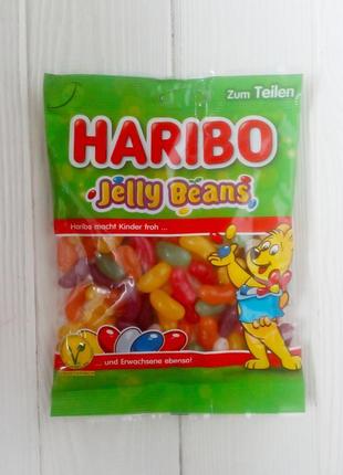Желейні цукерки haribo jelly beans 175гр. (німеччина)1 фото