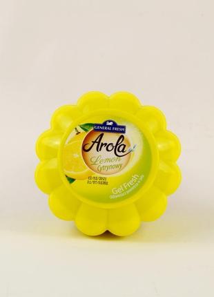 Освіжувач повітря в гелі general fresh arola 150 гри lemon