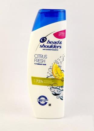 Шампунь проти лупи head&shoulders; citrus fresh 400 ml (франція)