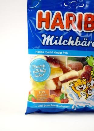 Желейні цукерки haribo milchbären 160 г німеччина5 фото