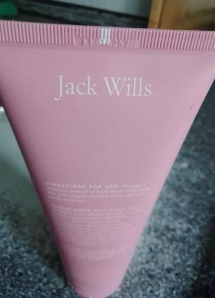 Jack wills английский бархатный скраб для тела 200мл4 фото