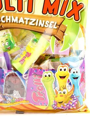 Желейні цукерки асорті trolli multi mix schatzinsel 400g (німе...2 фото