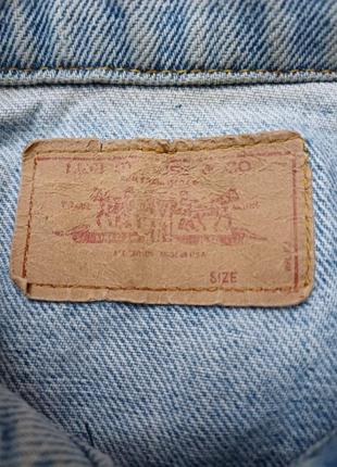 Куртка джинсовая винтажная vintage levis size 423 фото