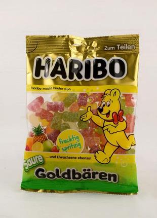 Желейні цукерки haribo goldbaren sauer 175 г німеччина1 фото