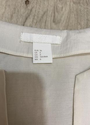 Блуза з драпіруванням h&m, р.s-m3 фото