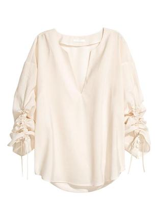 Блуза з драпіруванням h&m, р.s-m7 фото