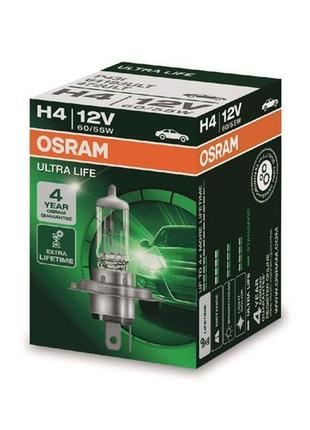 Автолампа галогенова osram h4 64193 ult