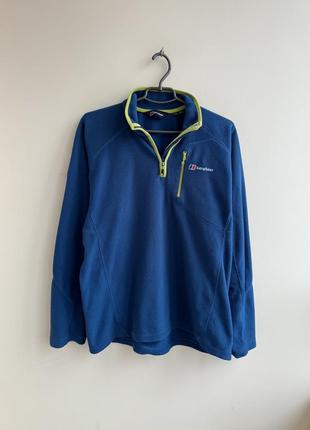 Berghaus флиска худи свитер кофта байка мужская синяя м л1 фото