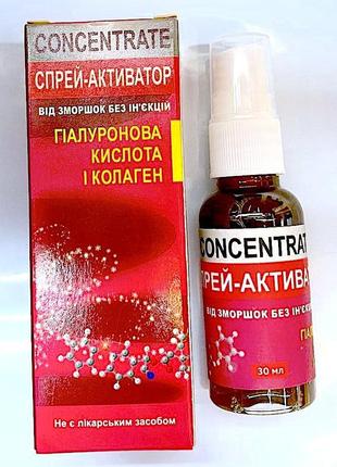 Гіалуронова кислота і колаген - спрей-активатор від зморшок