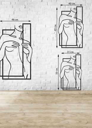 Дерев'яне панно дівчина, картина на стіну, декор на стіну, по...4 фото