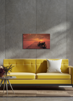 Картина на холсті "мотоцикл", картина на стену, декор на стену...4 фото