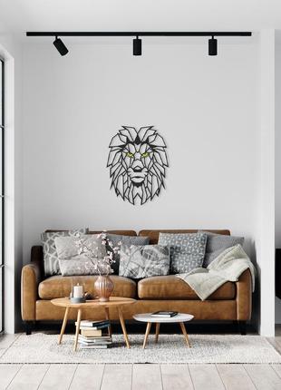 Дерев'яне панно "лев" , картина на стіну, декор на стіну, під...2 фото