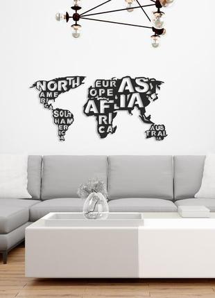 Дерев'яне панно карта світу , картина на стіну, декор на стіну...3 фото