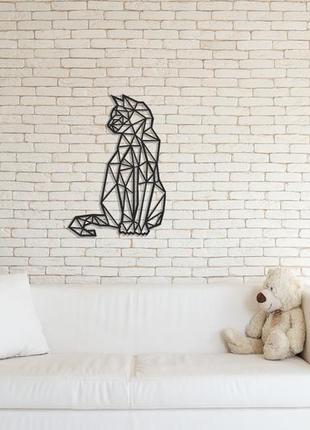 Дерев'яне панно кіт , картина на стіну, декор на стіну, подарунок3 фото