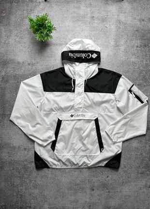 Мужская куртка columbia nylon windbreaker pullover jacket2 фото