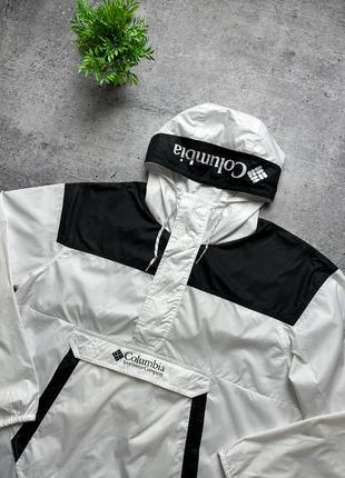 Мужская куртка columbia nylon windbreaker pullover jacket3 фото