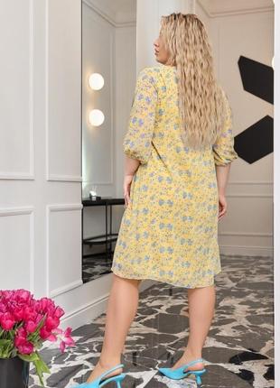 Шифонова сукня жіноча красива легка вільного фасону трапеція н...3 фото