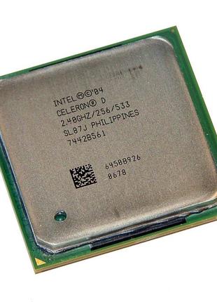 Процесор intel celeron d 320 2.40 ghz/256/533 (sl87j) s478, tray