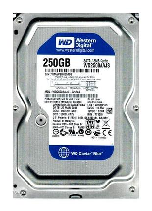 Жесткий диск western digital caviar blue 250gb 7200rpm 8mb (wd...