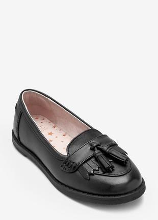 Фирменные туфли некст, кожа