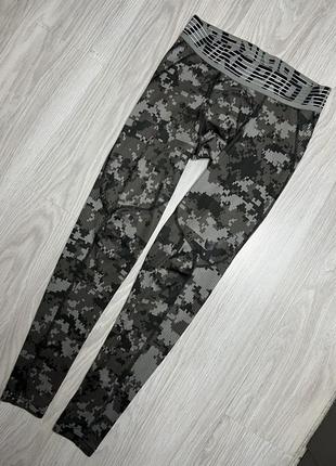 Чоловічі компресійні лосини легінси тайтси nike pro hypercool digital camo6 фото