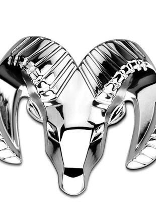 Наклейка-емблема 3d «гірський баран-додж» для автомобіля, метал.